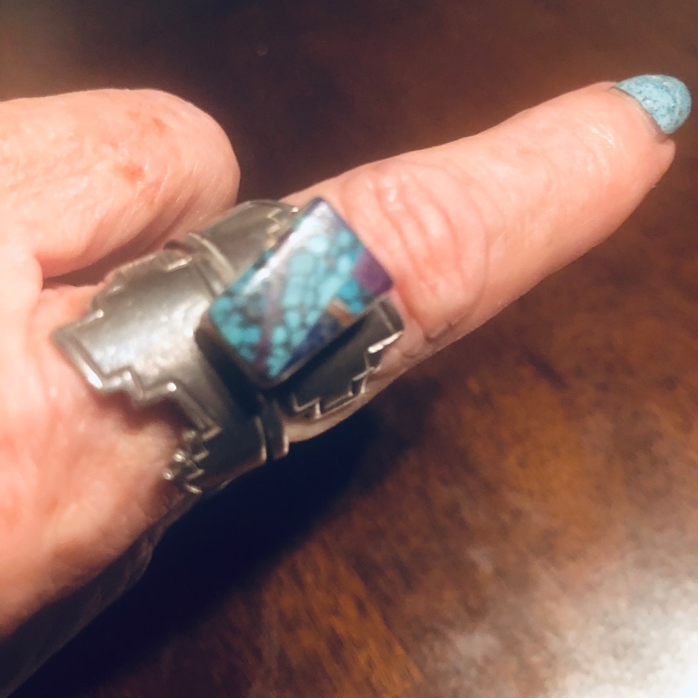 Sterling silver Native American wrap around ring